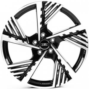 Replica A19936 GLOSS_BLACK_MACHINED_FACE R19 8.0J PCD 5x112 ET 45.0 DIA 57.1