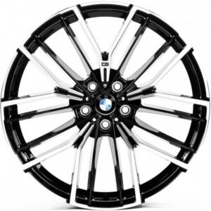Replica B5537 Black_Machined_Face R20 8.5J PCD 5x112 ET 26.0 DIA 66.5