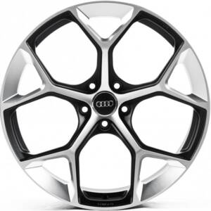 Replica FORGED A007/1 SATIN_BLACK_MACHINED_FACE_FORGED R20 9.0J PCD 5x112 ET 26.0 DIA 66.45
