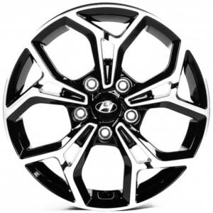 Replica HND16096 GLOSS_BLACK_MACHINED_FACE R16 6.5J PCD 5x114.3 ET 46.0 DIA 67.1