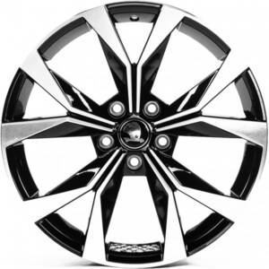 Replica SK18726 GLOSS_BLACK_MACHINED_FACE R18 7.5J PCD 5x112 ET 38.0 DIA 57.1