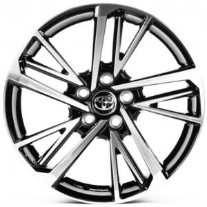 Replica TY3136 Black_Machined_Face R18 8.0J PCD 5x114.3 ET 50.0 DIA 60.1