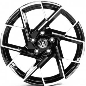 Replica VV17967 GLOSS_BLACK_MACHINED_FACE R17 7.0J PCD 5x112 ET 45.0 DIA 57.1